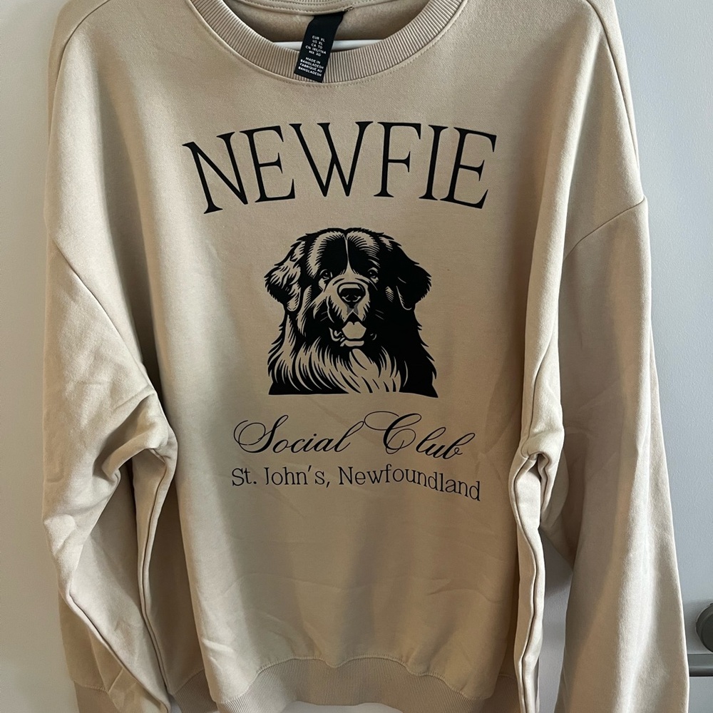 Newfie Social Club Tan Sweater